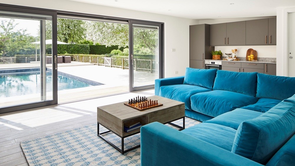 Garden annex  with bespoke kitchen