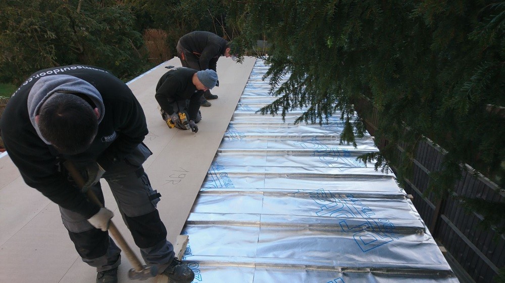 Garden rooms roof construction 