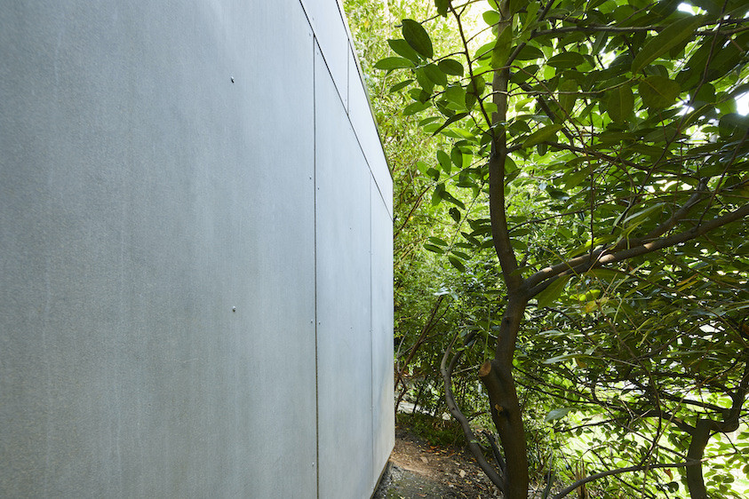 Cement boards garden room cladding