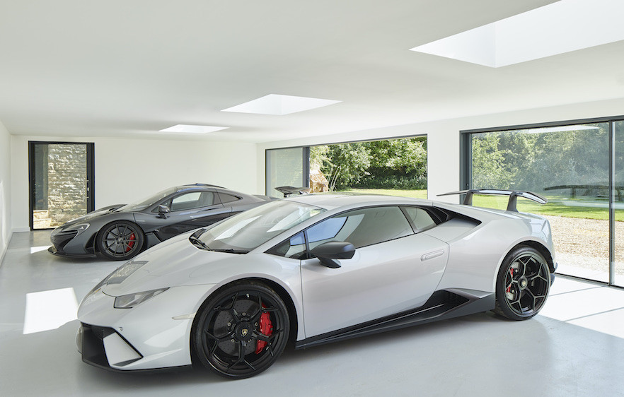 Maserati personal garden garage