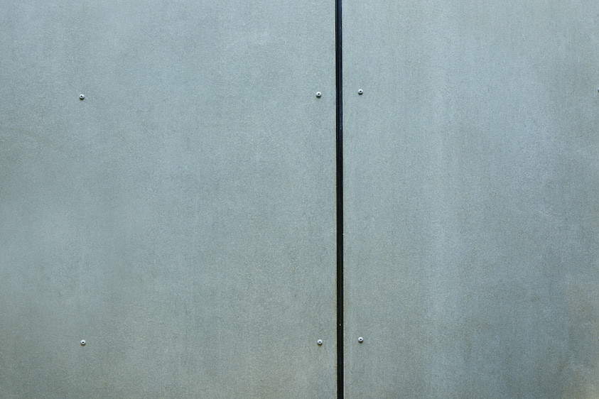 Cement boards garden room cladding