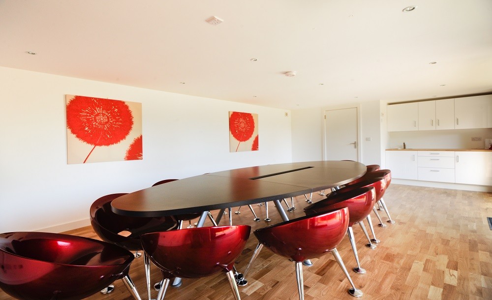 Meeting room for teachers with kitchenette