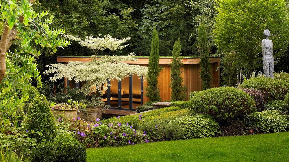 Landscaped garden gym in Seer Green