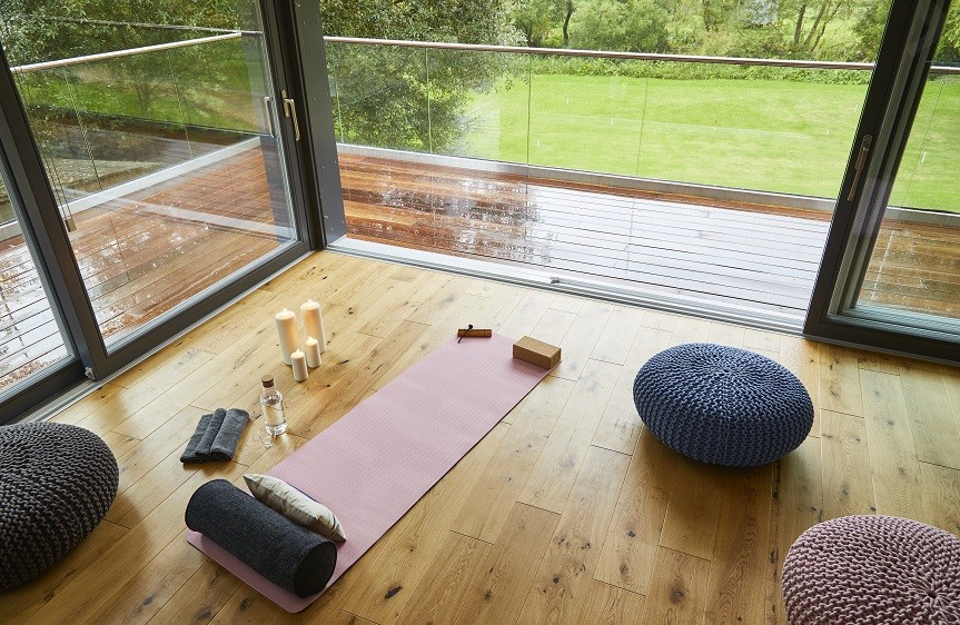 Garden yoga studio