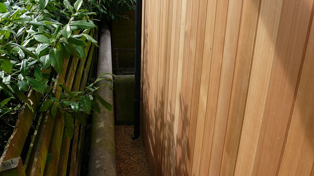 Rainwater goods systems for garden rooms