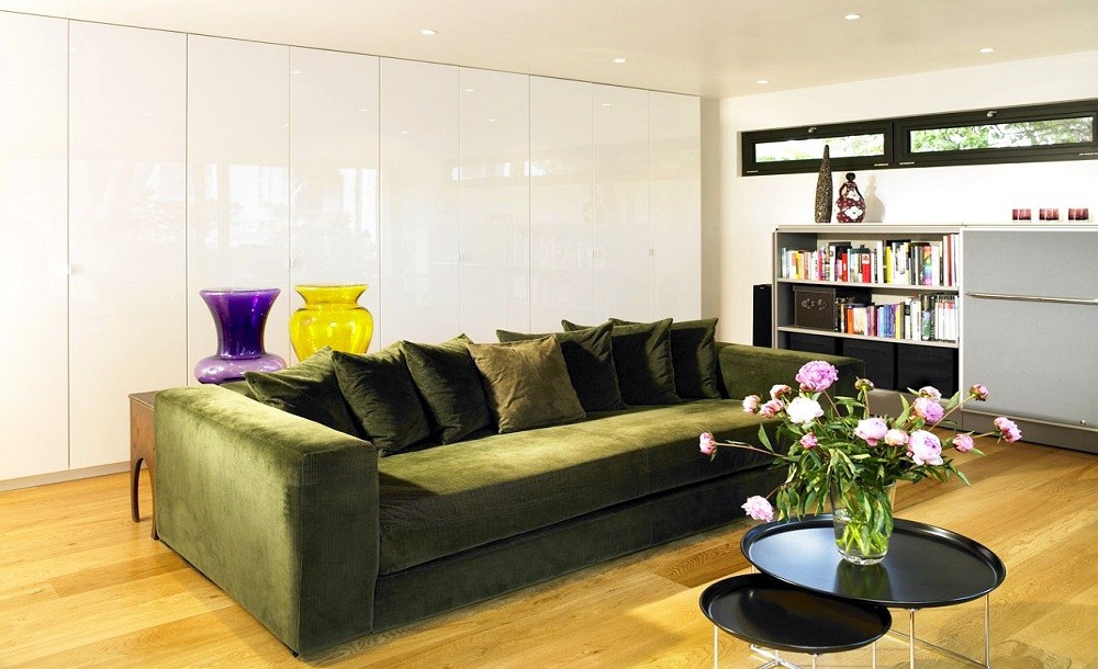 Standard environtmental friendly semi- solid oak flooring for garden rooms