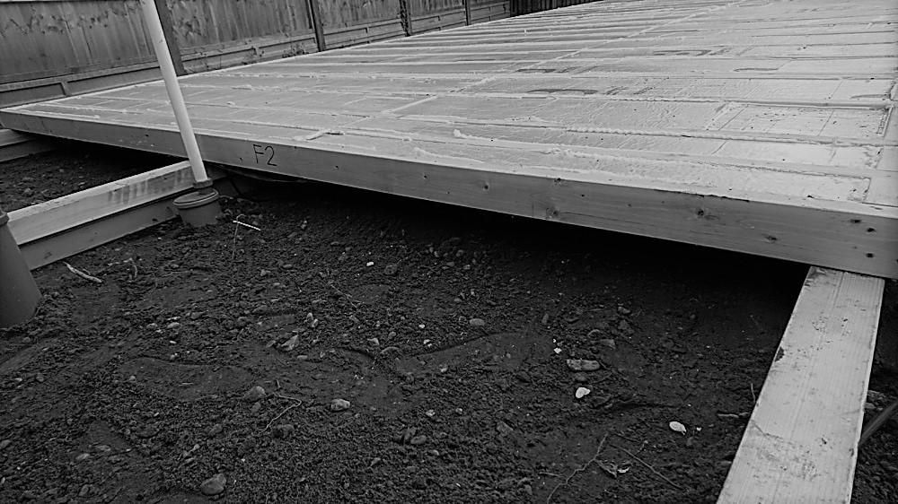 Floor construction for a garden studio by Rooms Outdoor