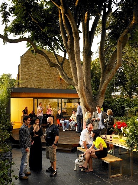 Brixton social space in garden