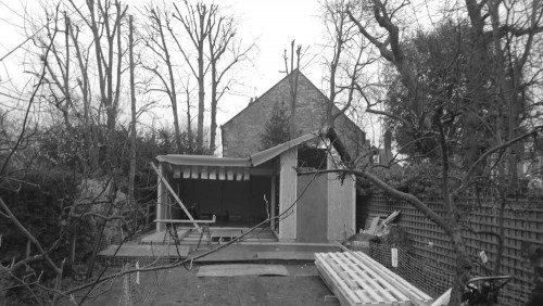 Construction of a bespoke garden gym in Wimbledon