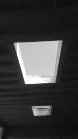 garden room with roof windows