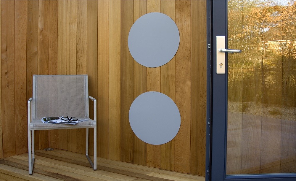 Garden studio cladded in Western Red Cedar