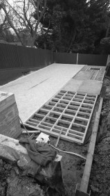 construction of a timber garden room