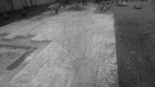 Building of a garden room office in Strawberry Hill