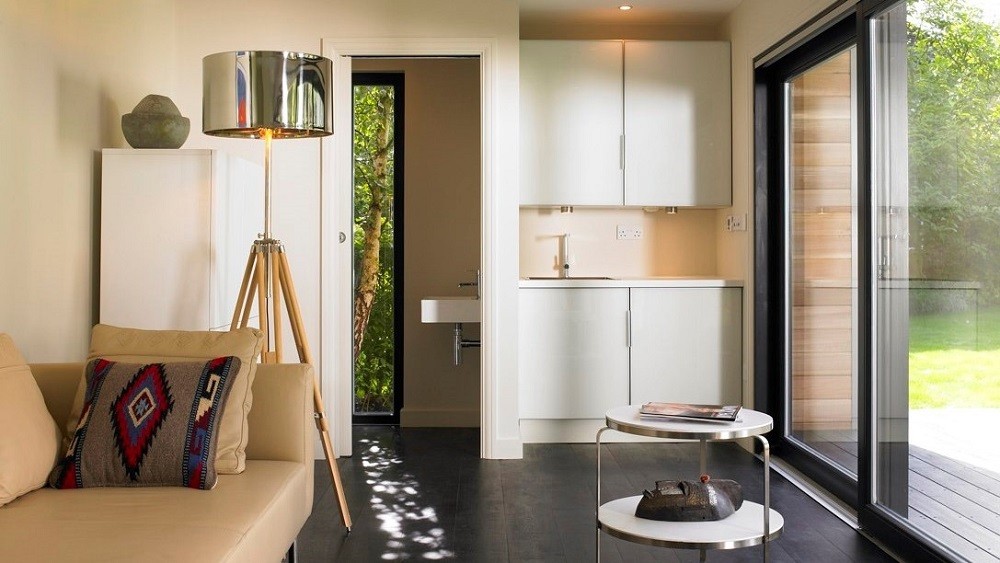 Garden office kitchenette