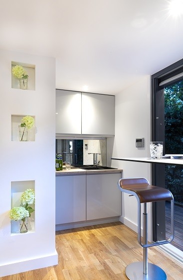 Garden annexe with kitchenette