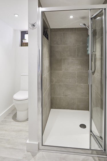 Garden annexe shower room